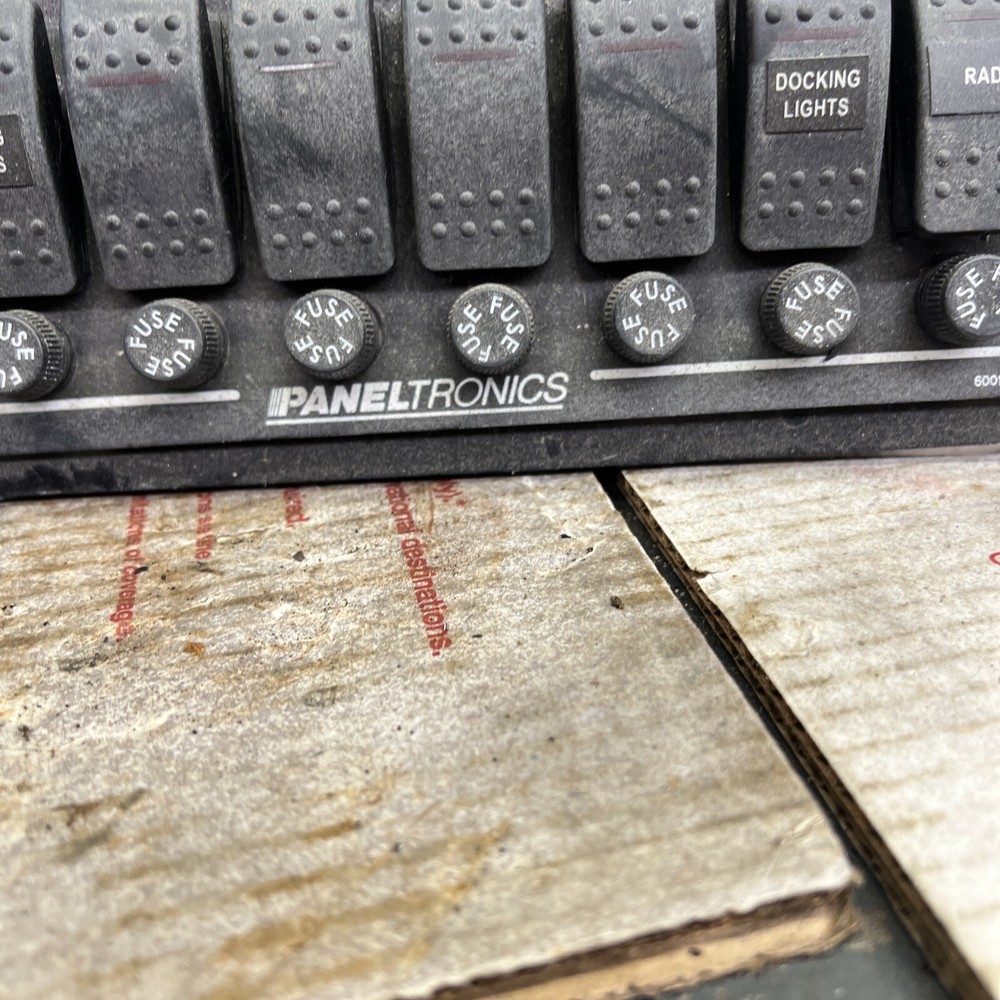 Boat dash panel