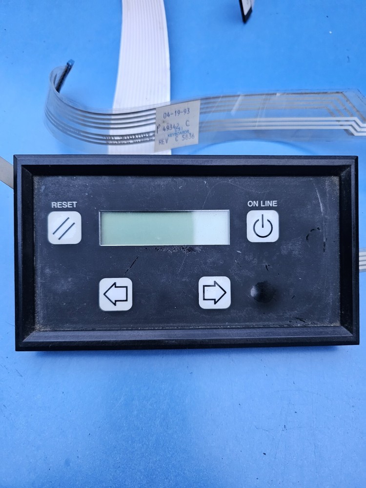 Gerber Edge Keyboard Control Panel