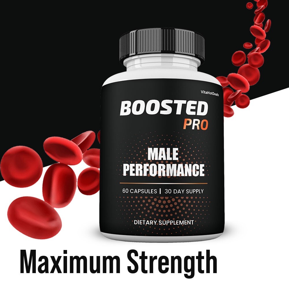 Boosted PRO Blood Flow Capsules, Max Strength, Boosted PRO Supplement (5 Pack)