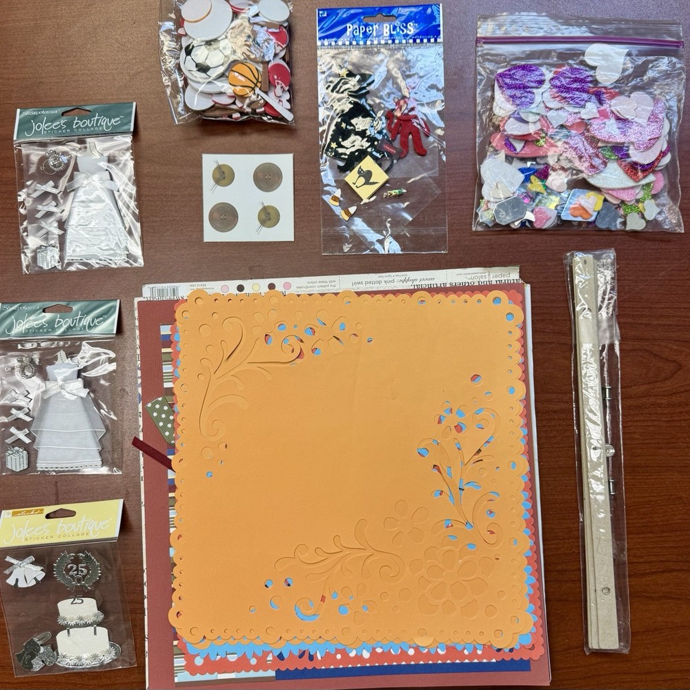 Lot Of Scrapbooking Materials