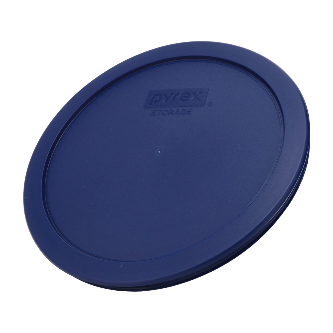 Pyrex Storage Lid Set: (2) 7202-PC 1 Cup Poppy Red, (3) 7200-PC 2 Cup Blue, (2)