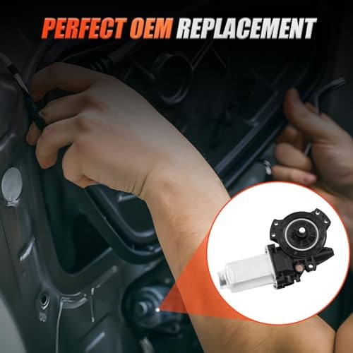 Front Left Driver Side Power Window Motor Compatible with Kia Optima 2011 2012