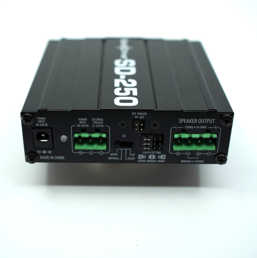 Soliddrive SD250 2-Channel Class D Mini Amplifier with Built-In EQ