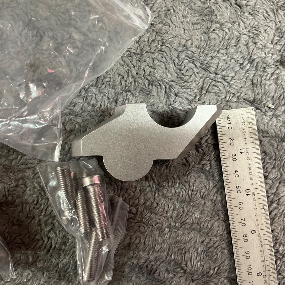 Motorcycle handlebar risers new unused