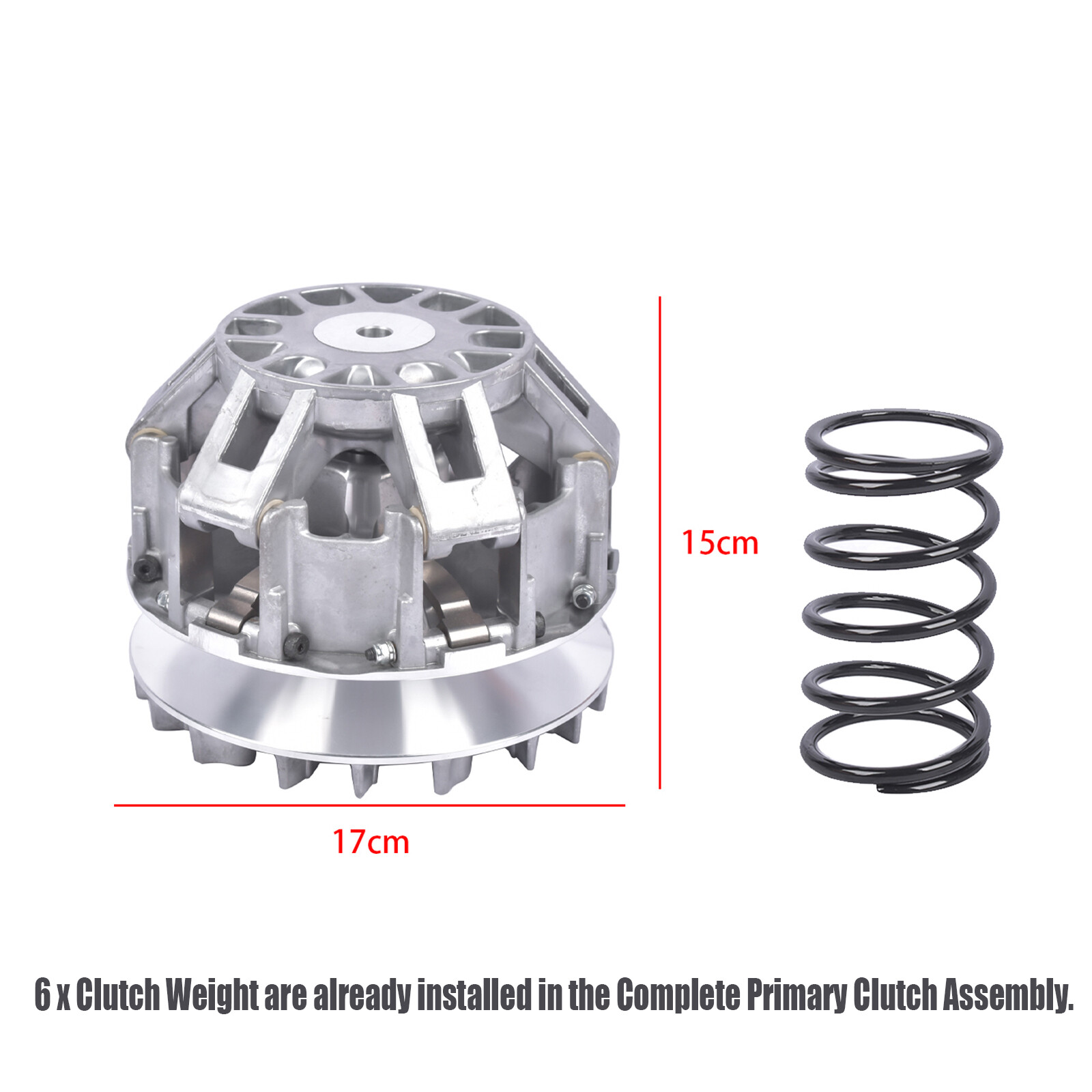 Primary Drive Clutch for 2011-17 Can-Am Commander 1000 4x4 w/ Spring Weight New