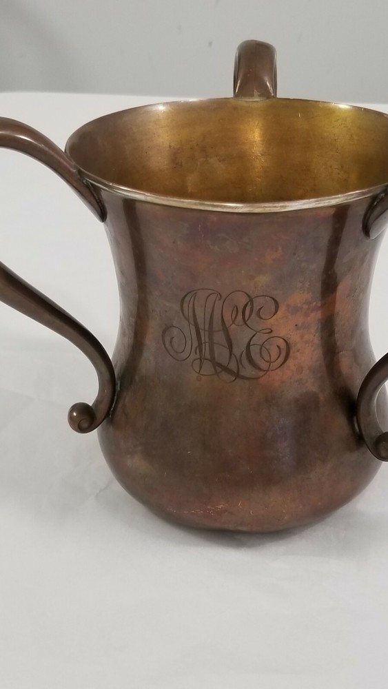 GORHAM MIXED METAL 3 HANDLE CUP