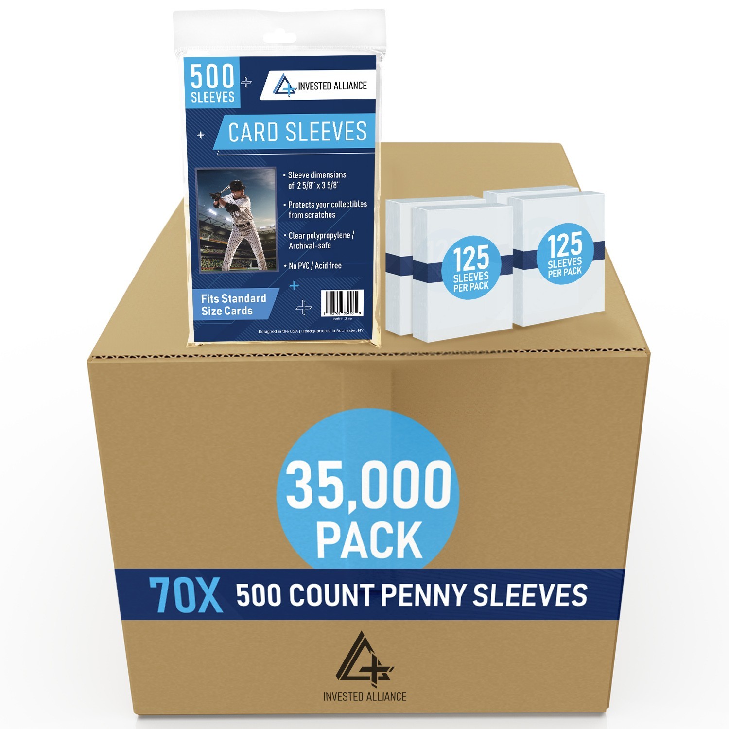 Penny Sleeves for Trading Cards 35PT-180PT | Bulk Protective Soft TCG Sleeves.