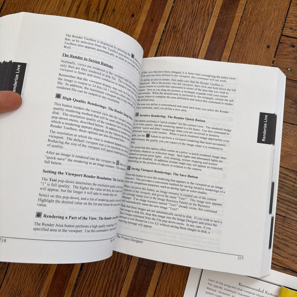 VR Visual Reality by Visual Software Inc Big Box PC / IBM Microsoft Windows CIB