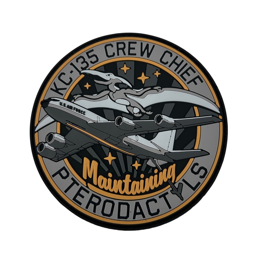 USAF KC-135 Crew Chief PVC Morale Patch