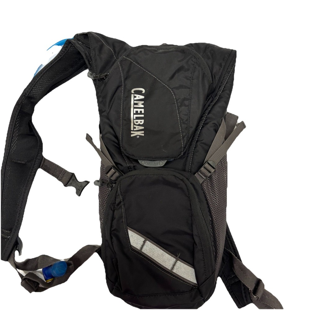 Camelbak Hydration Black Backpack/Blue Hydration Pack Great Condition