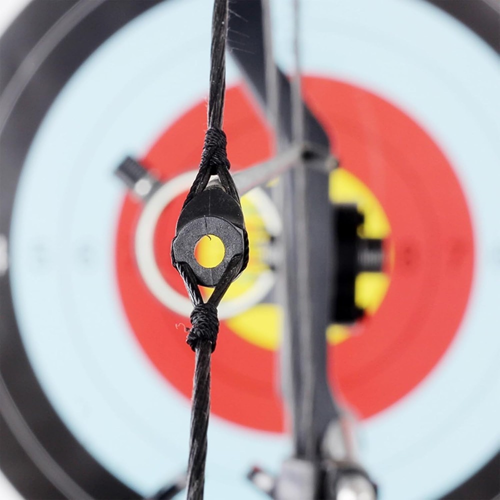 Complete Archery Bowstring Kit: Peep Sight, Separator Tool & Serving Thread