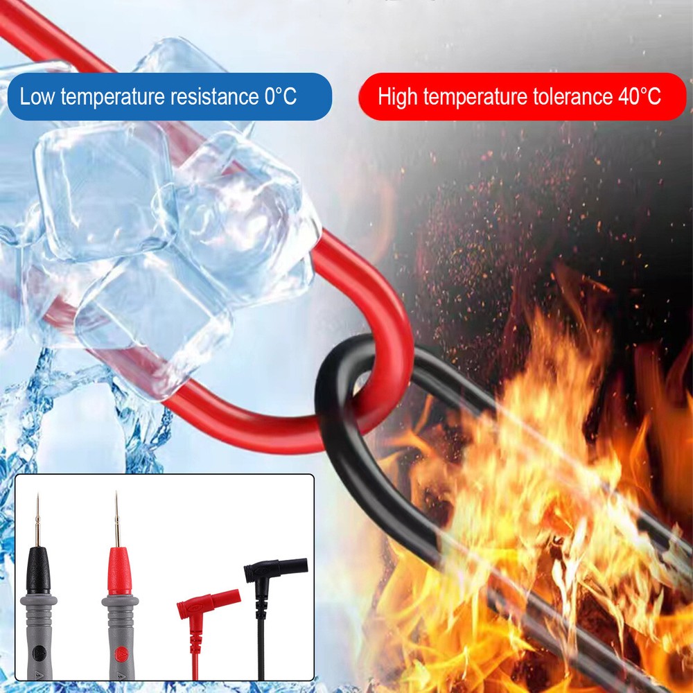 1/2X Multimeter Voltmeter Cable Thin Needle Tester Unique Probe Test Lead Cord