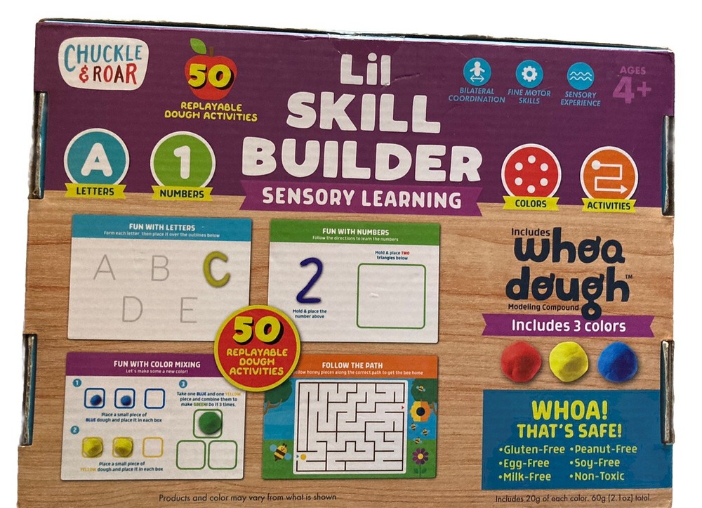 Lil Skill Builder Sensory Learning Kit Chuckle & Roar NEW 4+