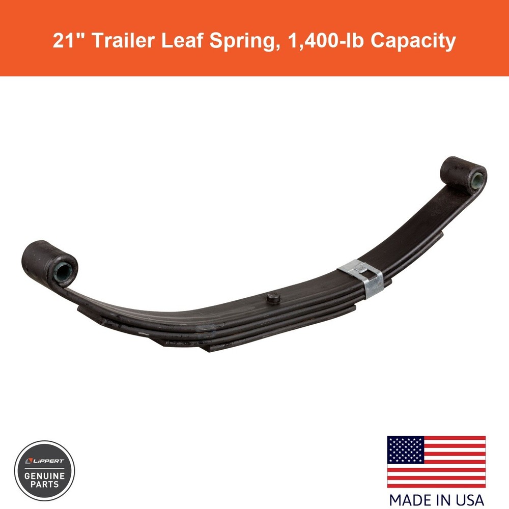 Replacement Trailer Leaf Spring - 21", 1,400-lb. Weight Capacity