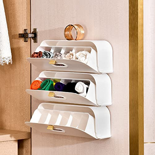 Underwear Socks Storage Box, Multifunctional Storage Box, Plastic Wall Mount