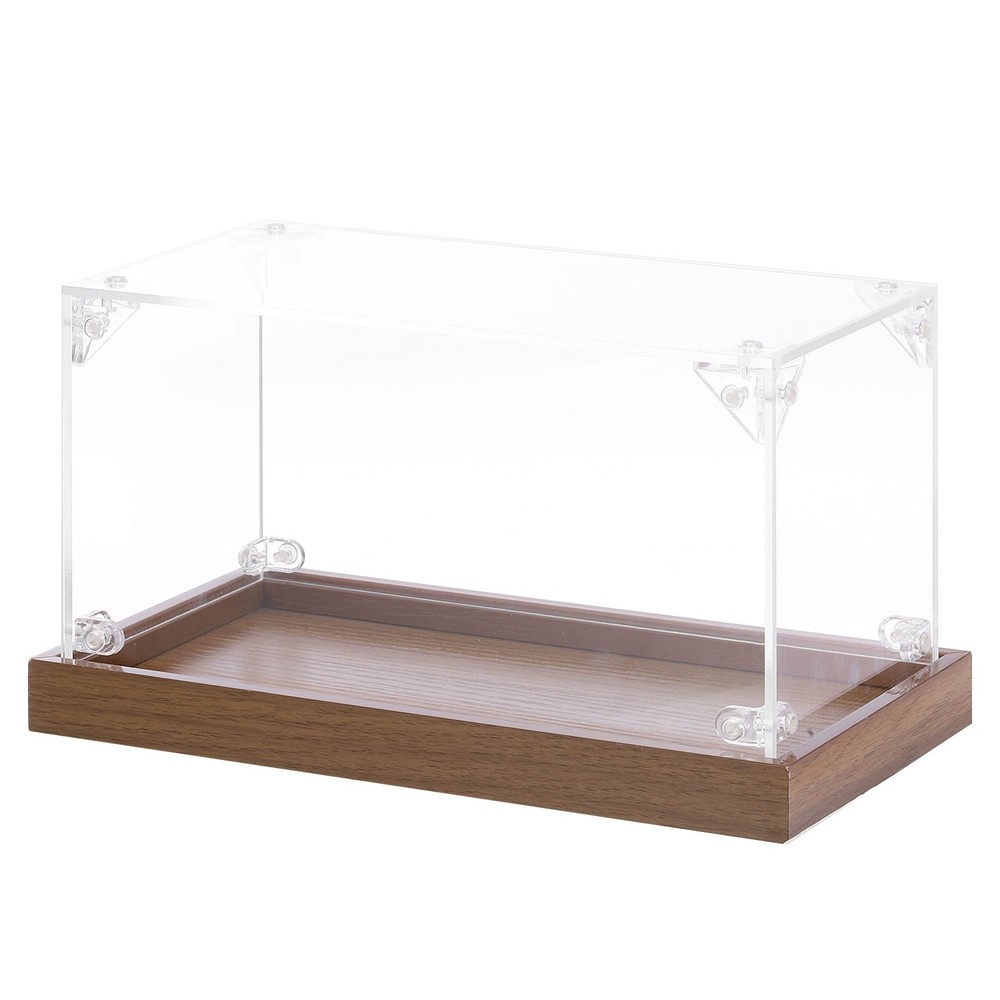 Acrylic Display Case, 8''x4''x4'' Clear Display Box Assemble Dustproof
