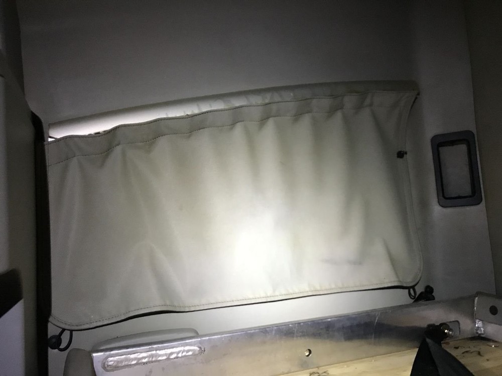 Kenworth T680 GREY SLEEPER WINDOW Interior Curtain - Used