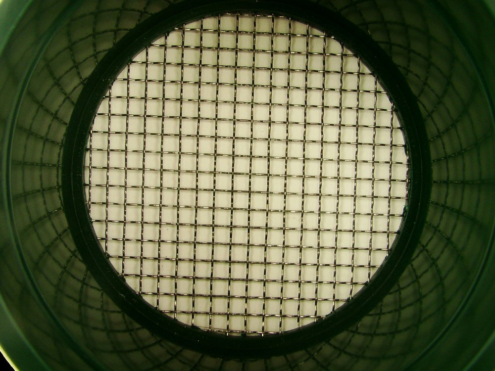Stackable Plastic Sieve / 4 screens Classifying 1/4"-1/10"-1/20"-1/30" Mesh-Gold