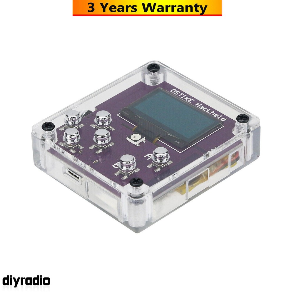 DSTIKE Hackheld Game Console Open Source Hackable w/ ESP8266 Deauther Software