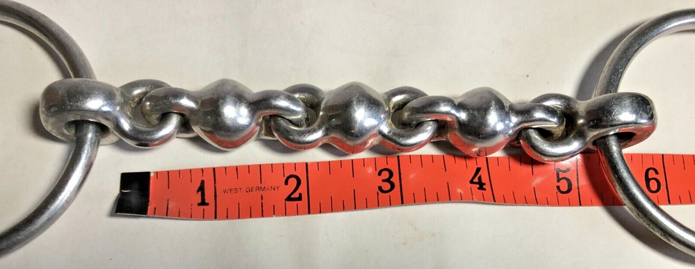 5" Waterford 3" Loose Ring Snaffle Bit Stainless Steel