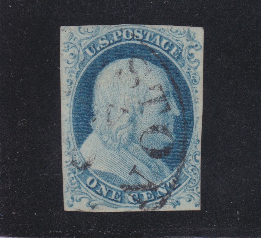 US 9 1c Franklin Used VF SCV $80