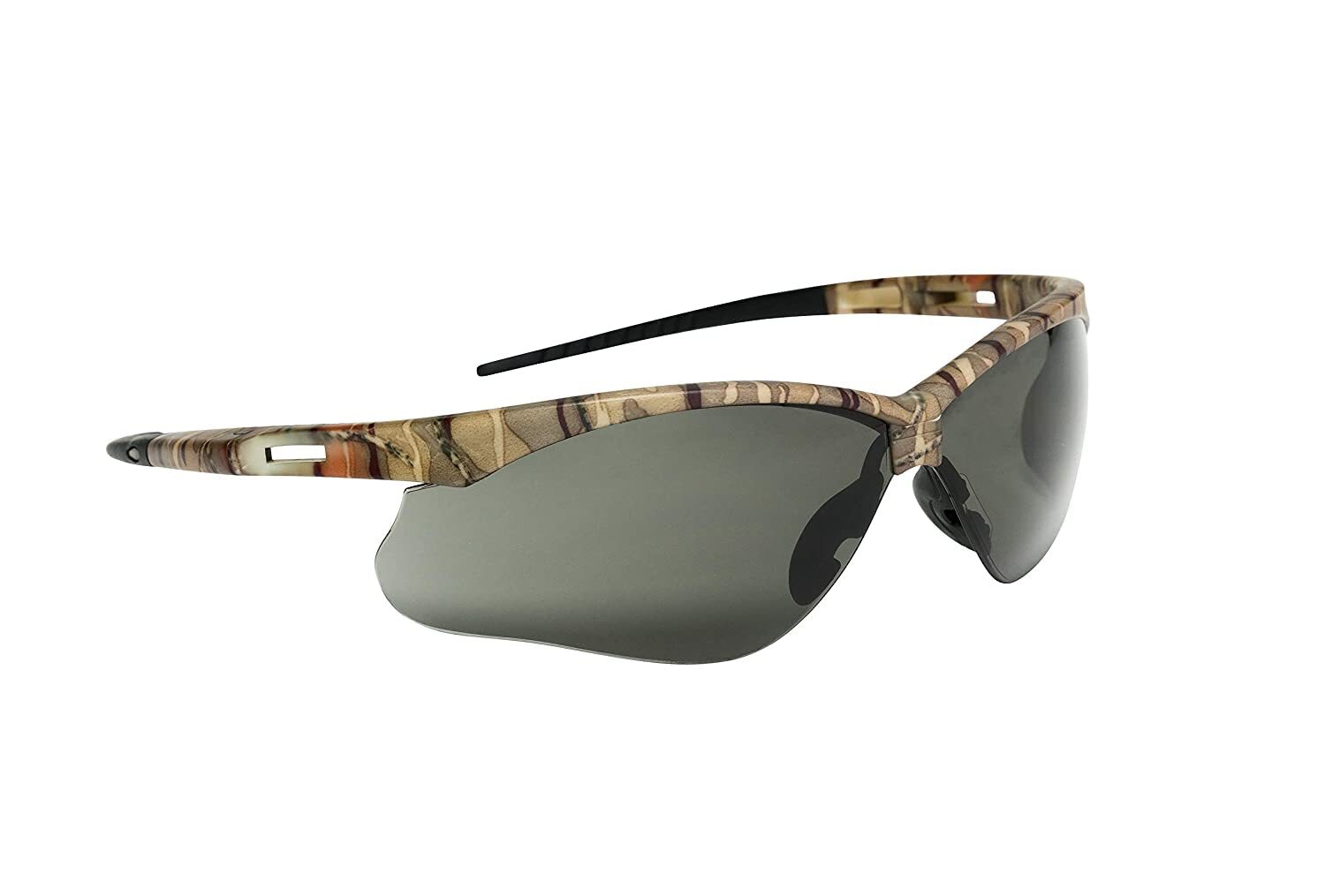 JACKSON SG 50015 Safety Glasses Universal Size Smoke Lens Camo Frames