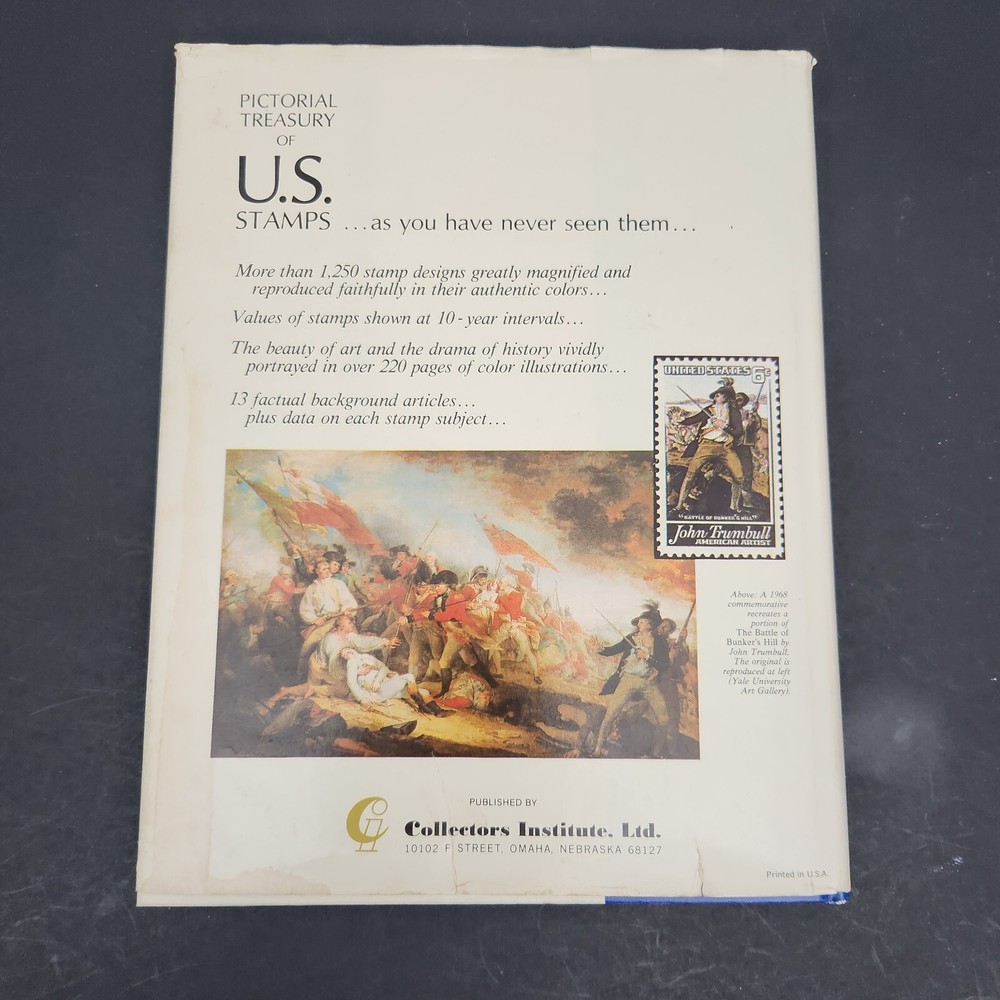 Pictorial Treasury of US Stamps Enlarged in Color The Story behind Stamps 1974