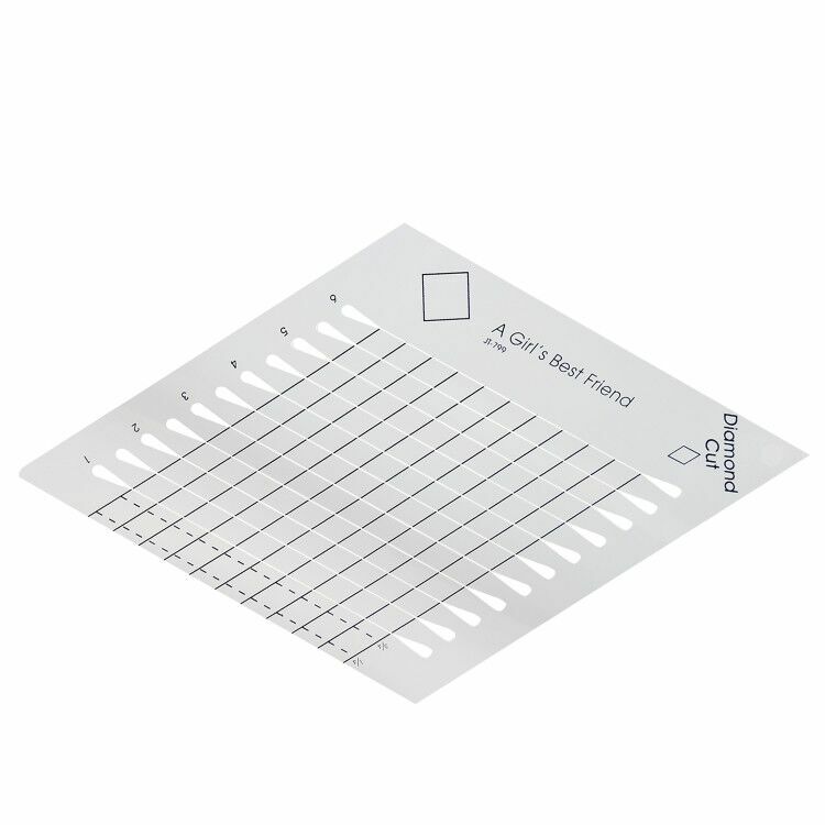 Sewing Quilting Template Diamond Cut Patchwork Ruler Perfect 60° Diamond# HM-799