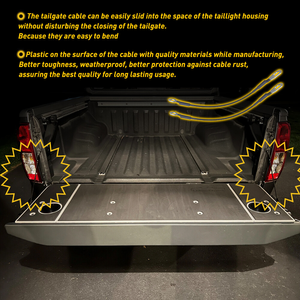 For 98 - 04 Tailgate Frontier Cable Right and Left with Hardware 904608B400 EOA