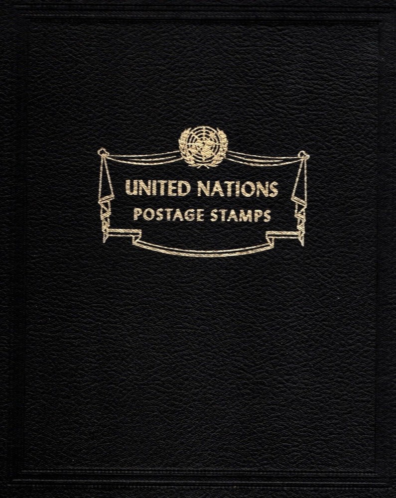 UNITED NATIONS in 135-Pg WHITE ACE ALBUM ~ 1951 to 1988 ~ 793 Stamps, Mint, F/VF