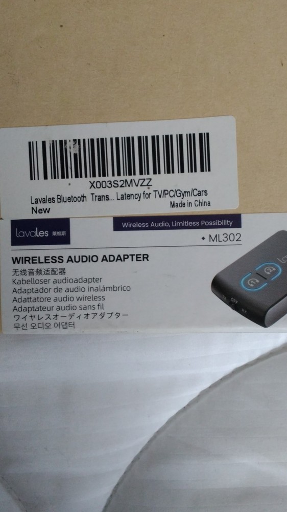 Lavales ML302 Bluetooth Wireless Audio Transmitter Receiver 3.5mm RCA