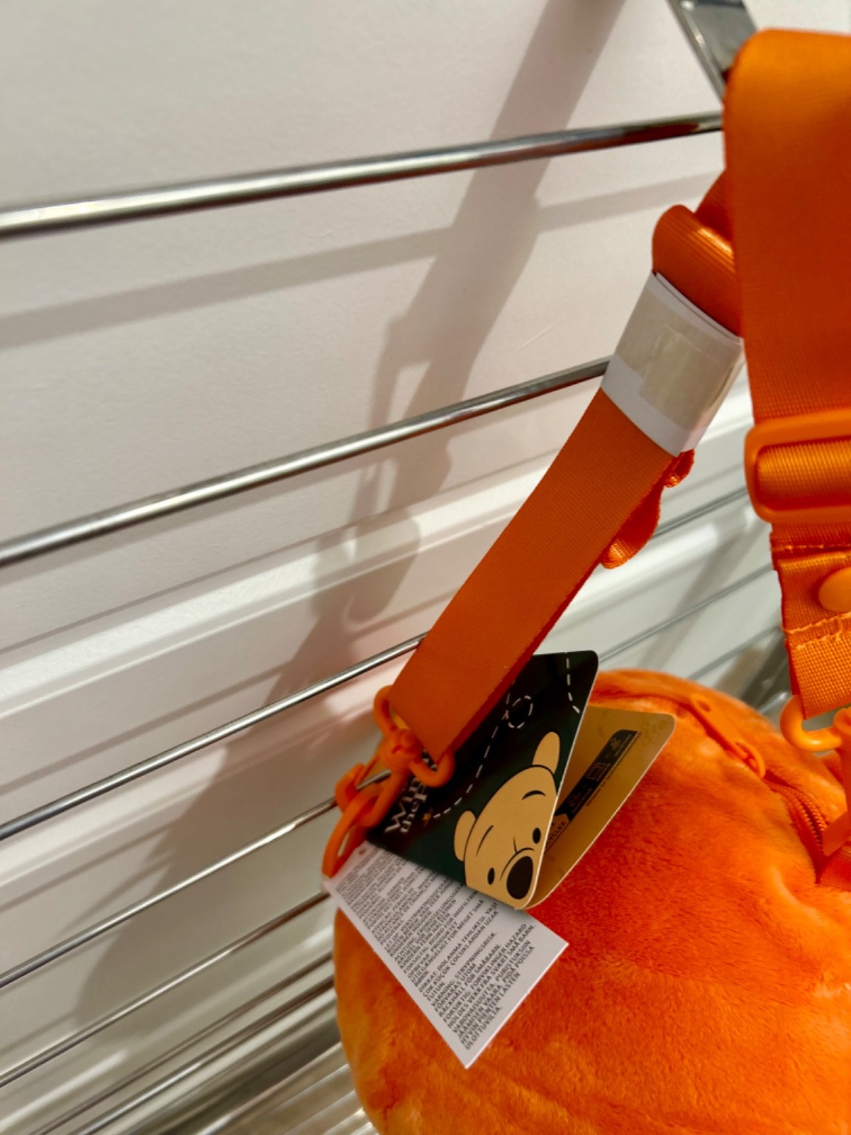 NEW Disney Parks Winnie the Pooh Zipper Purse Crossbody Tigger Head Plush Bag