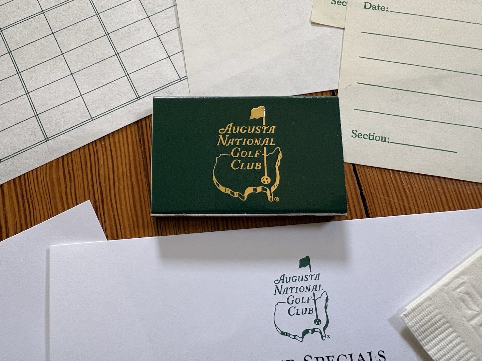 2006 Masters Badges & Cabin Guests Amenities RARE Phil Mickelson Winner