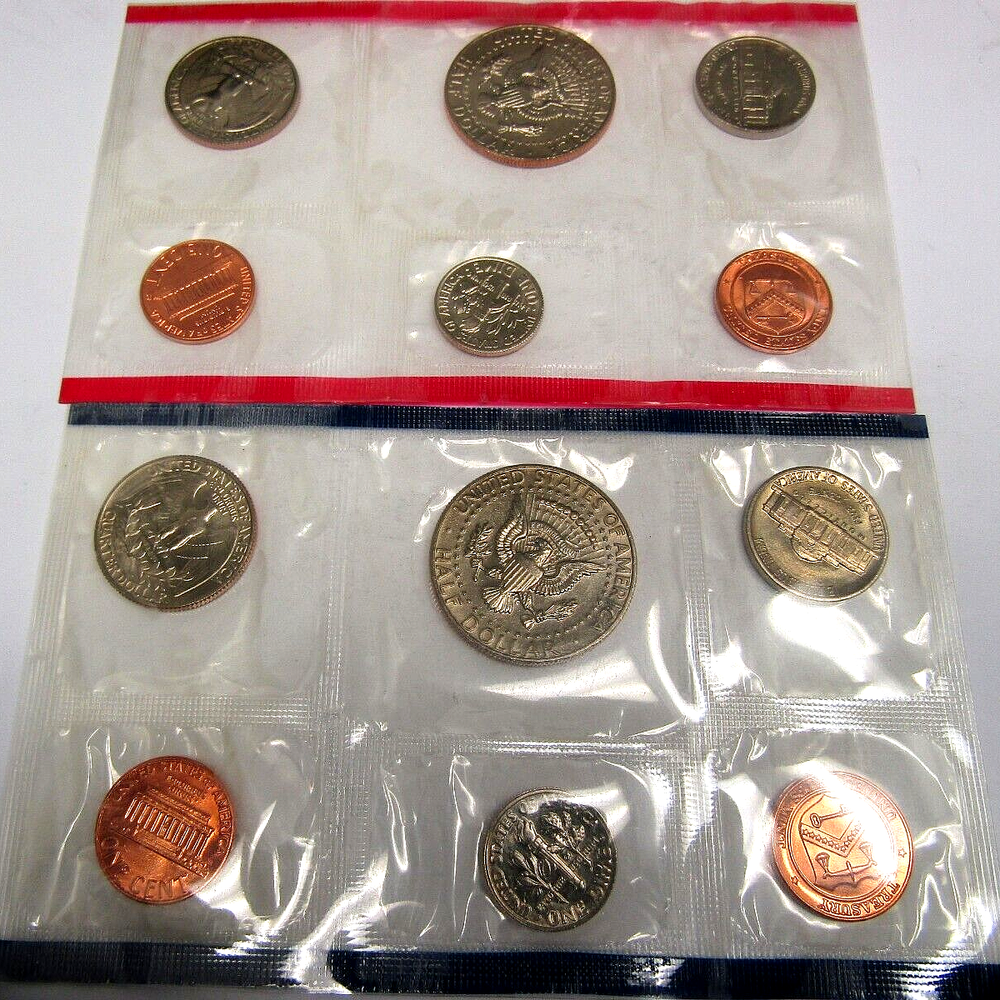 1985 P&D Uncirculated Mint Set W/O OGP