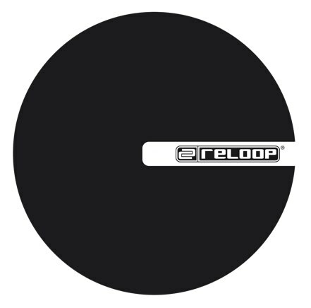 RELOOP RELOP SLIPMAT LOGO BLACK TURNTABLE