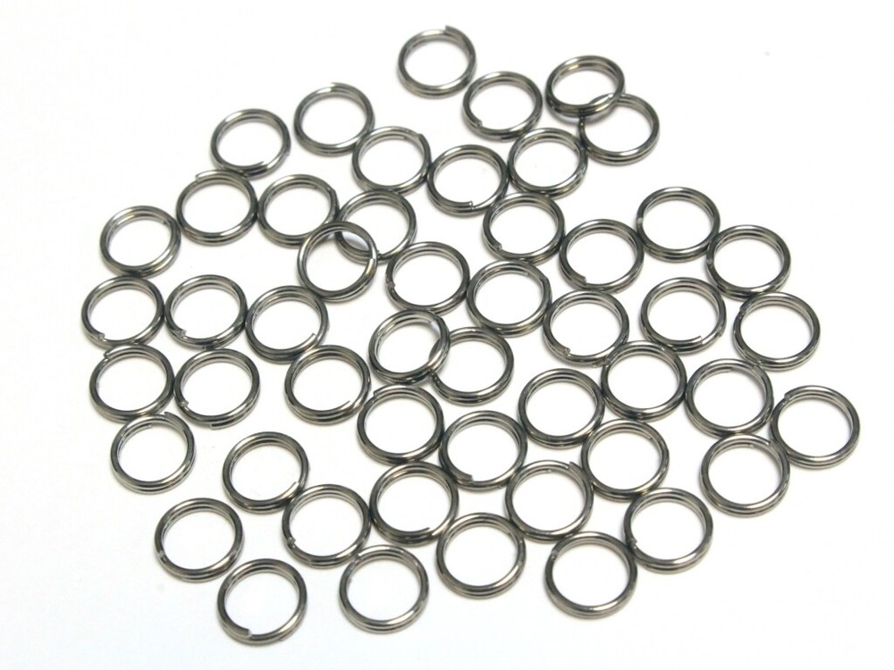 wLure 50 Stainless Steel Split Rings  UPR