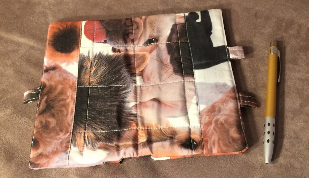 Quilted Fabric Checkbook Covers