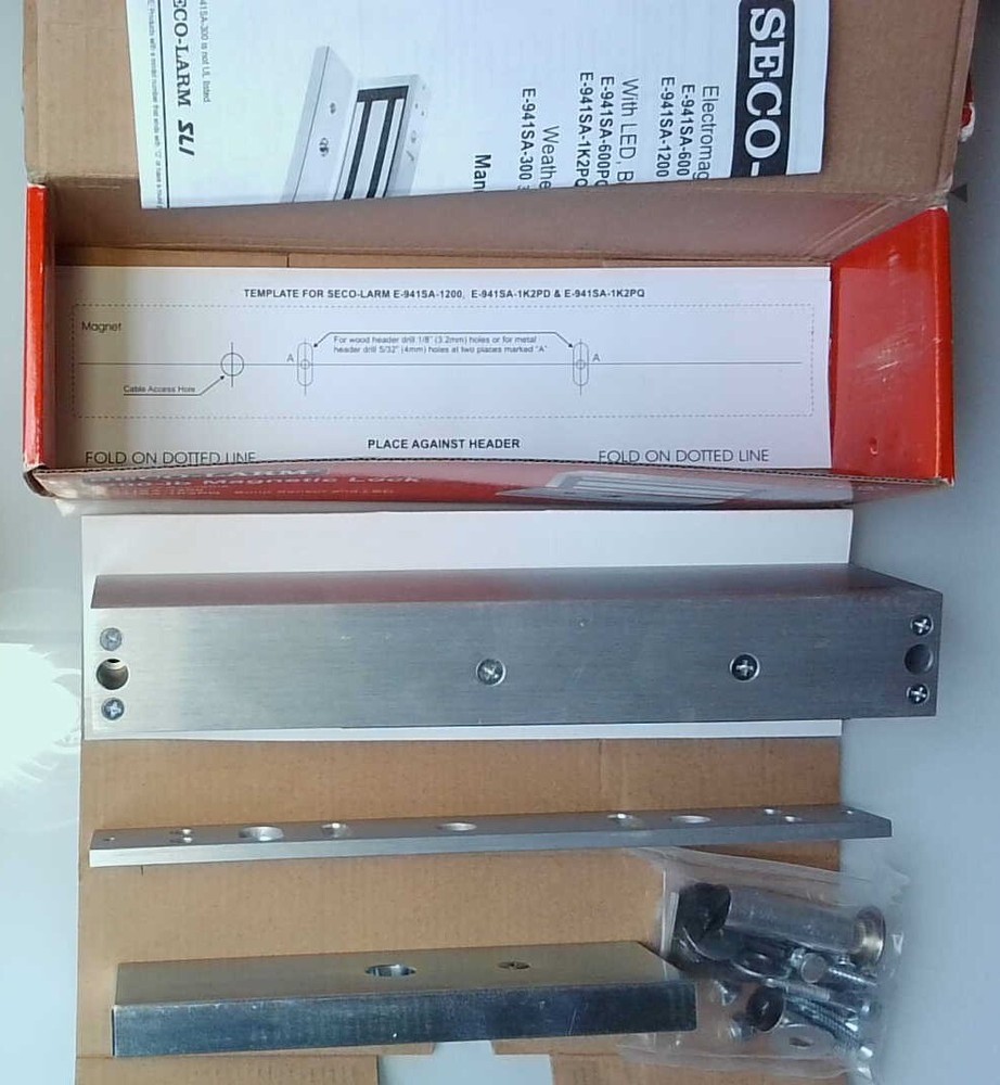 Seco-Larm E-941SA-1200 Electromagnetic Lock 1200 Lb. Holding Force