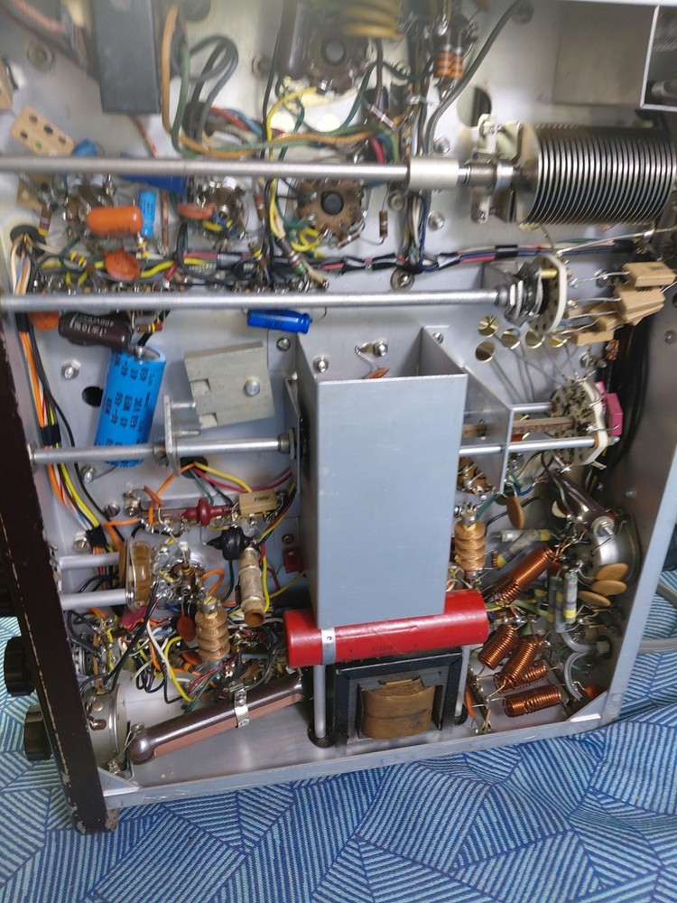 Johnson Viking Ranger Tube Transmitter Powers On Tubes Light Meter Works