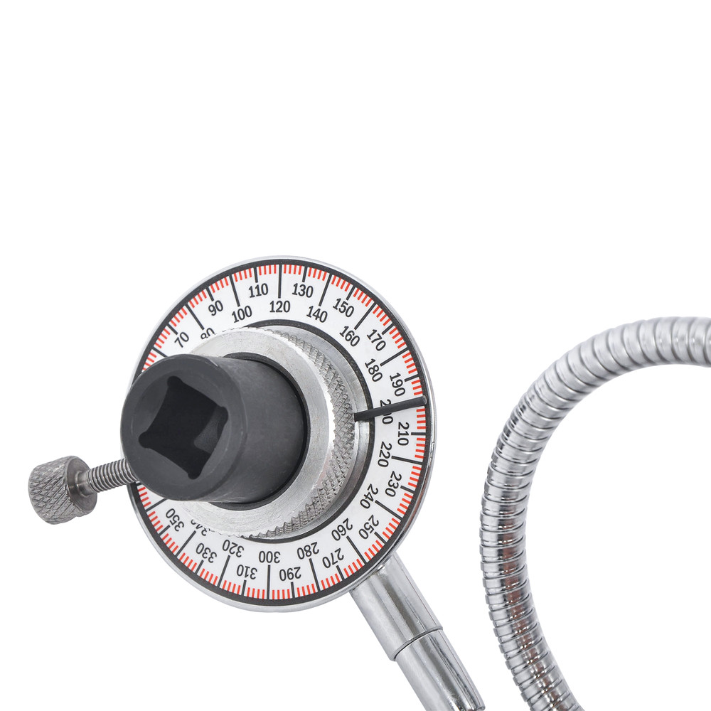1/2" Torque Setting Angular Gauge with Magnetic Arm - Int Square Head & Clip Arm
