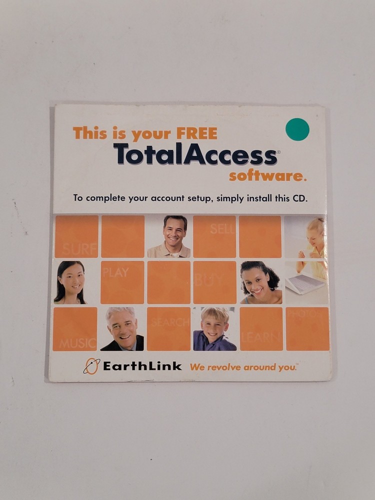 Vintage EarthLink Total Access Software CD-ROM