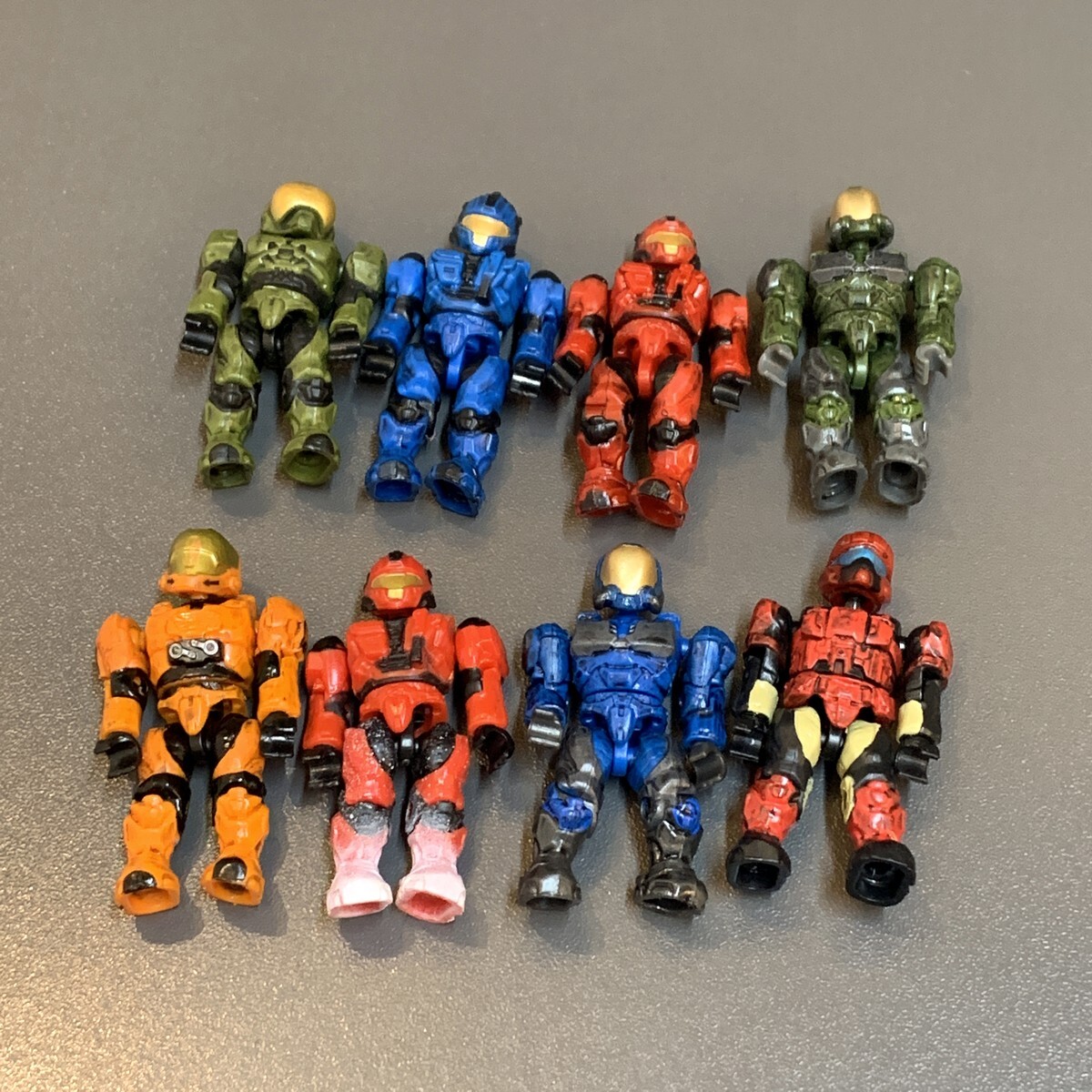 Random 45Pcs (15 Figures +30 Gun) HALO Mega Bloks CONSTRUX Unsc Elite SPARTAN #A