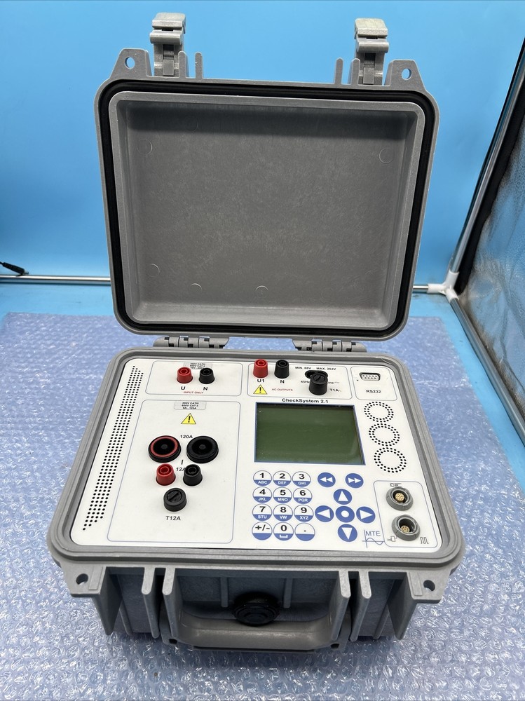 MTE -CheckSystem 2.1 S Single-Phase Test System with Reference Standard