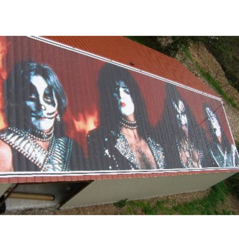 Nov 2 1996 Las Vegas Nevada KISS Bill Board Banner the only one its original