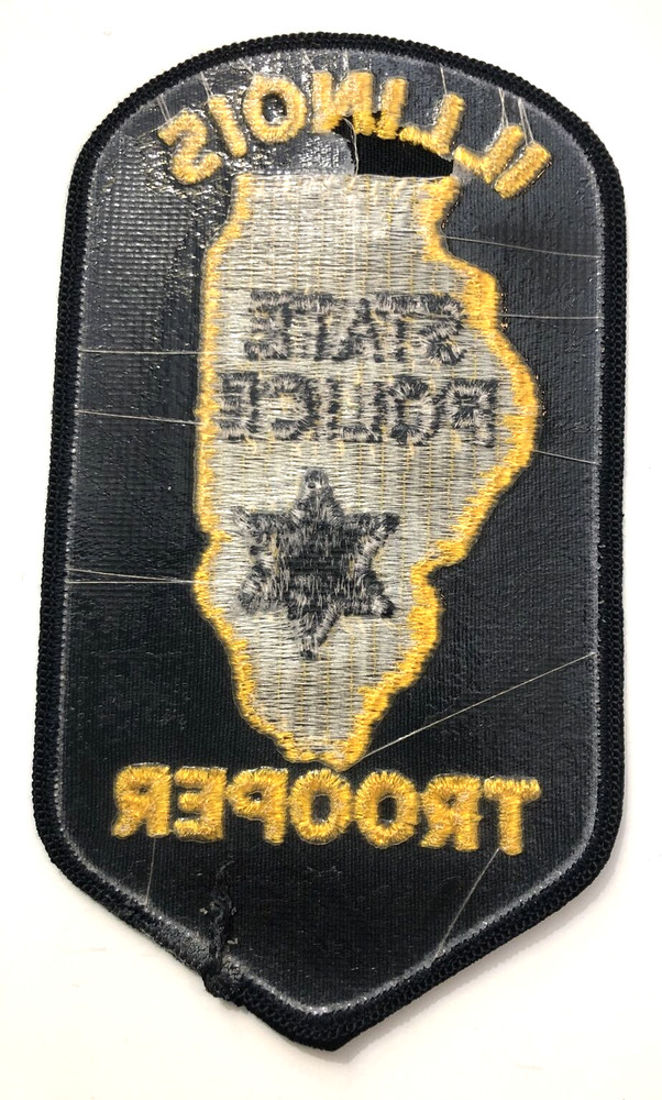 Illinois TROOPER State Police Patch 5 1/2" - RARER