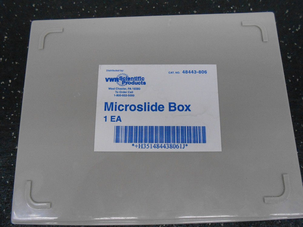VWR 48443-806 MICROSLIDE BOX 100 POSITION
