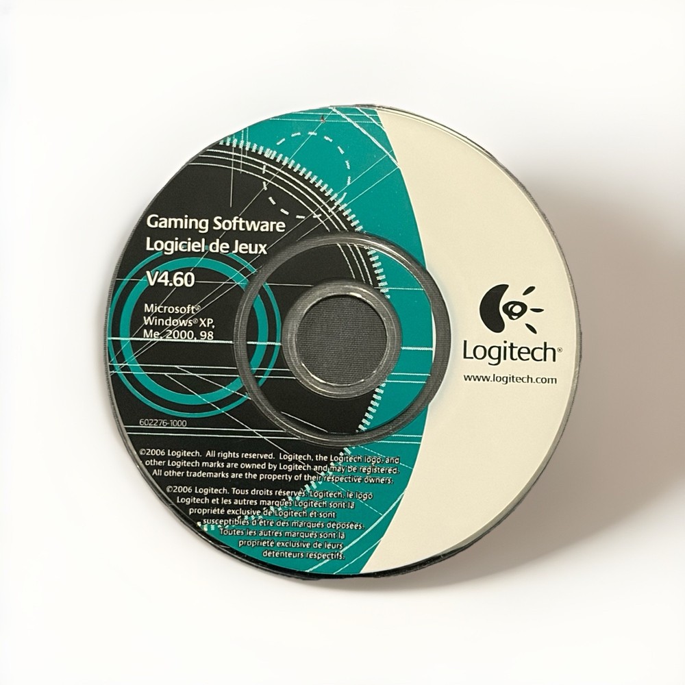 Vintage 2006 Logitech Gaming Software V4.60 Microsoft Windows XP Mini Disc Dvd