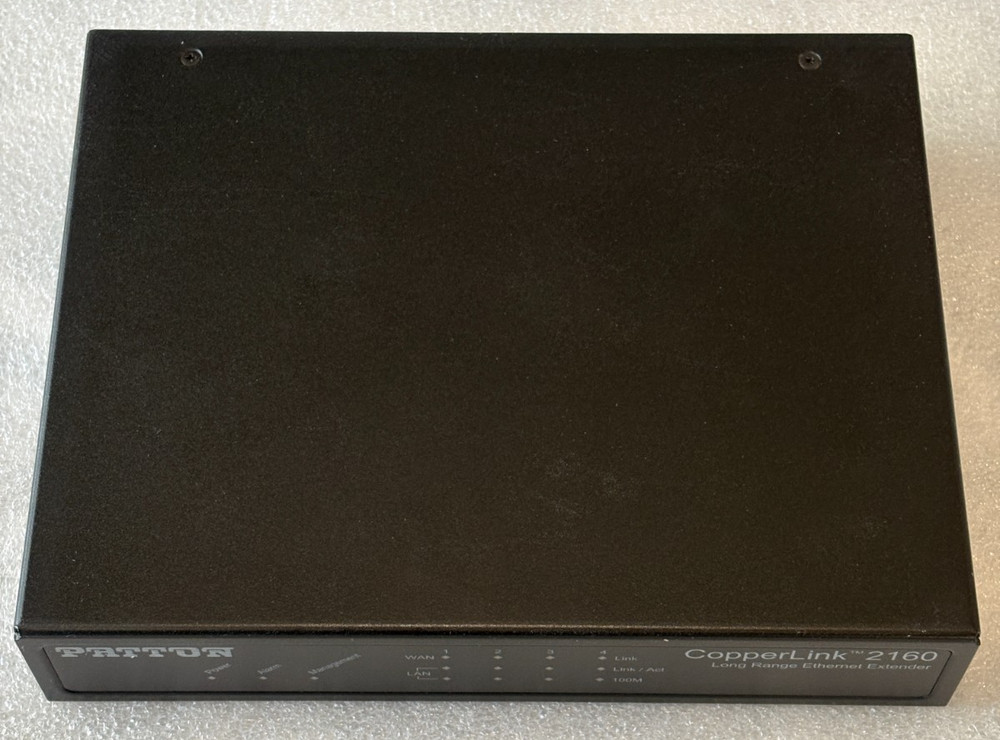 Patton 2161/EUI CopperLink Multi Rate 22.8 Mbps 4-Wire Ethernet Extender