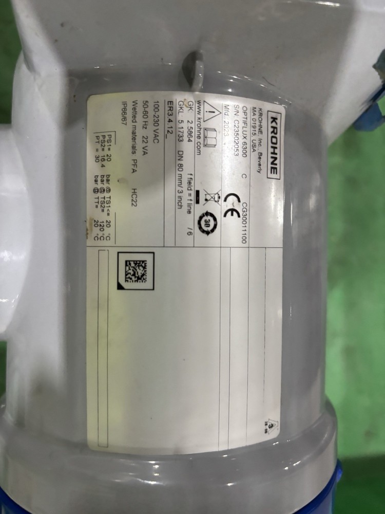 Krohne Optiflux 6300 Flow Meter