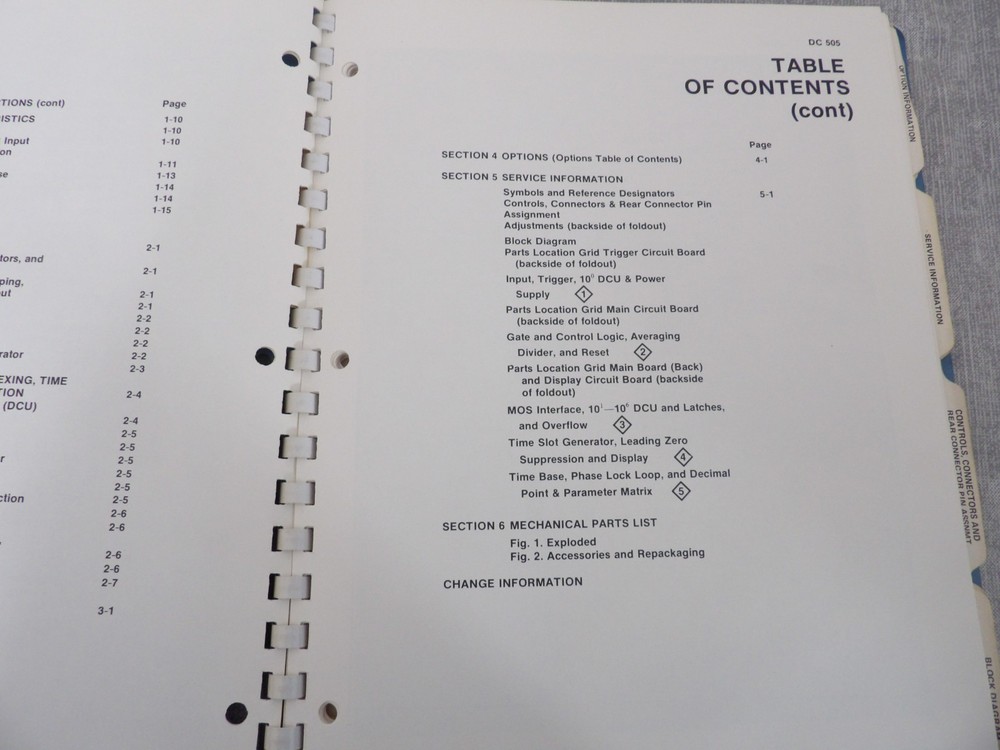 Tektronix DC505 Universal Counter/Timer Instruction Manual